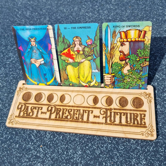 Card Stand (Oracle, Tarot, Angel) "Past-Present-Future"