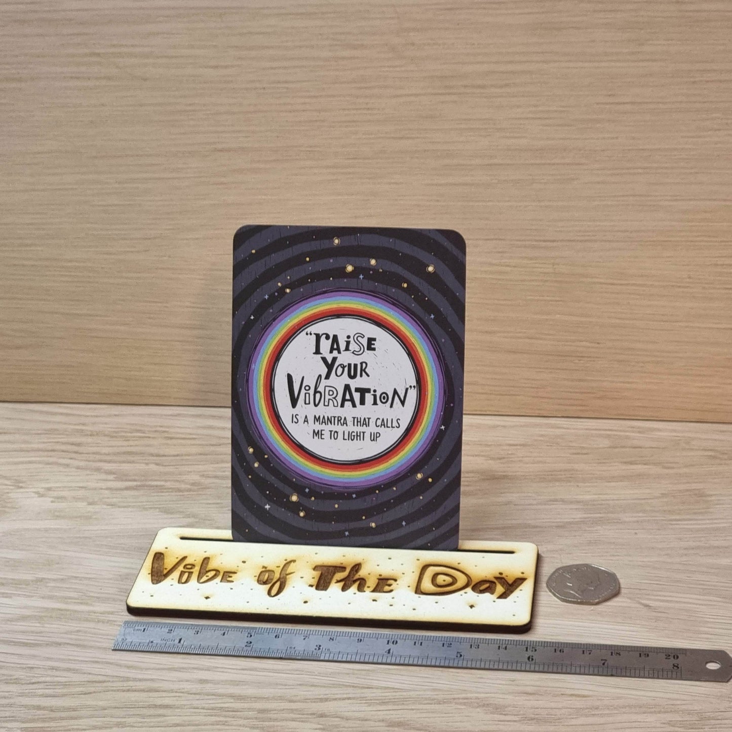 Card Stand (Oracle, Tarot, Angel) "Vibe of the Day"