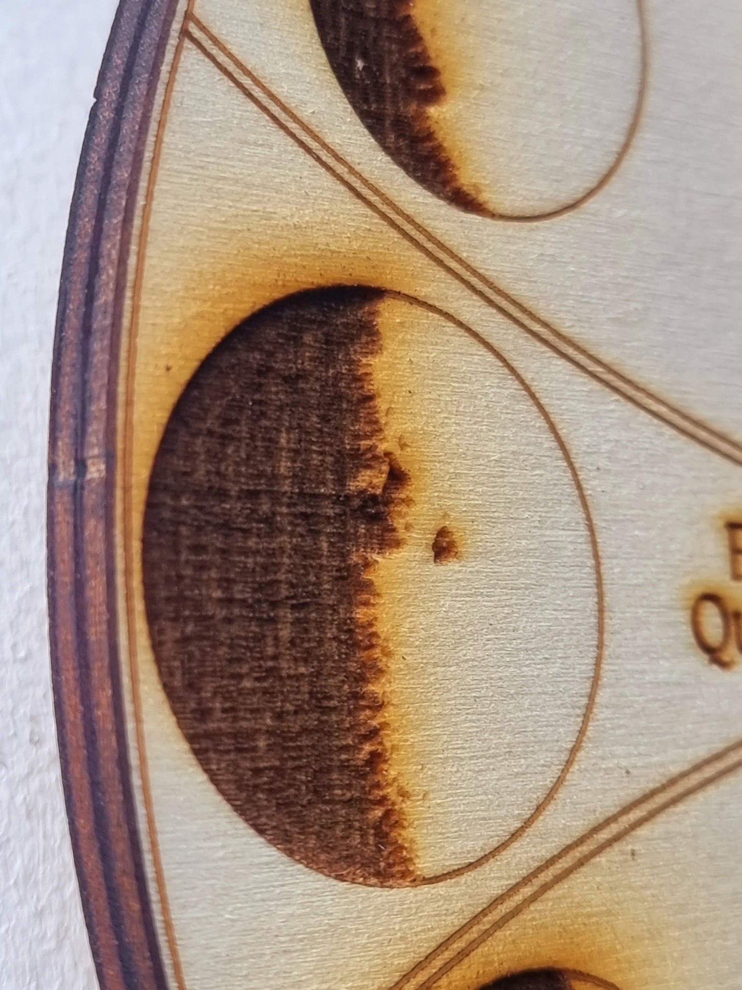 Venn MoonClock, Unique Moon Phase Clock, Moon Tracker, Educational Lunar Clock, Unique Lunar Cycle Clock - 29.5 days - 18cm