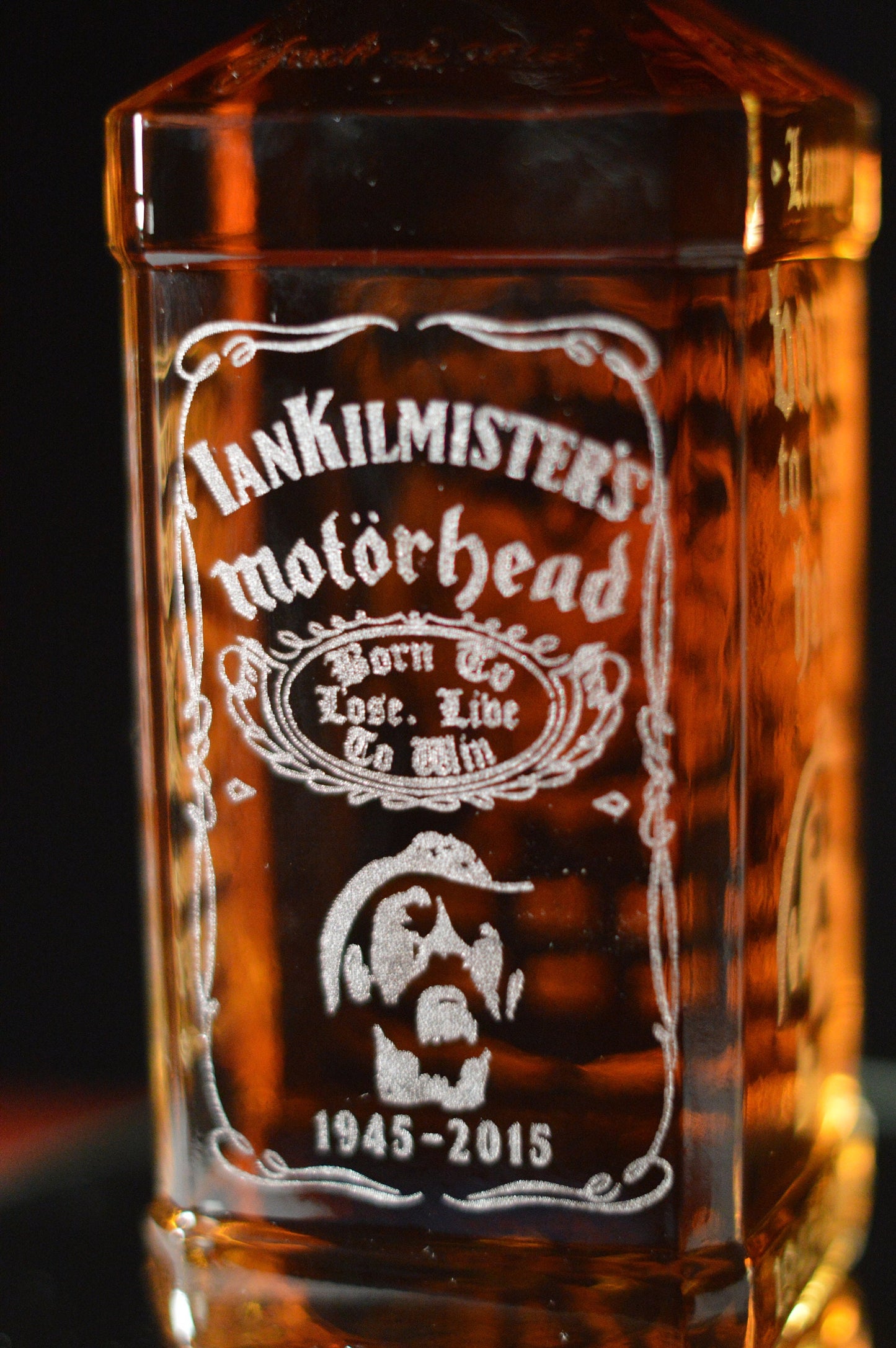 Jack Daniel’s Motorhead Lemmy Tribute Bottle Light.