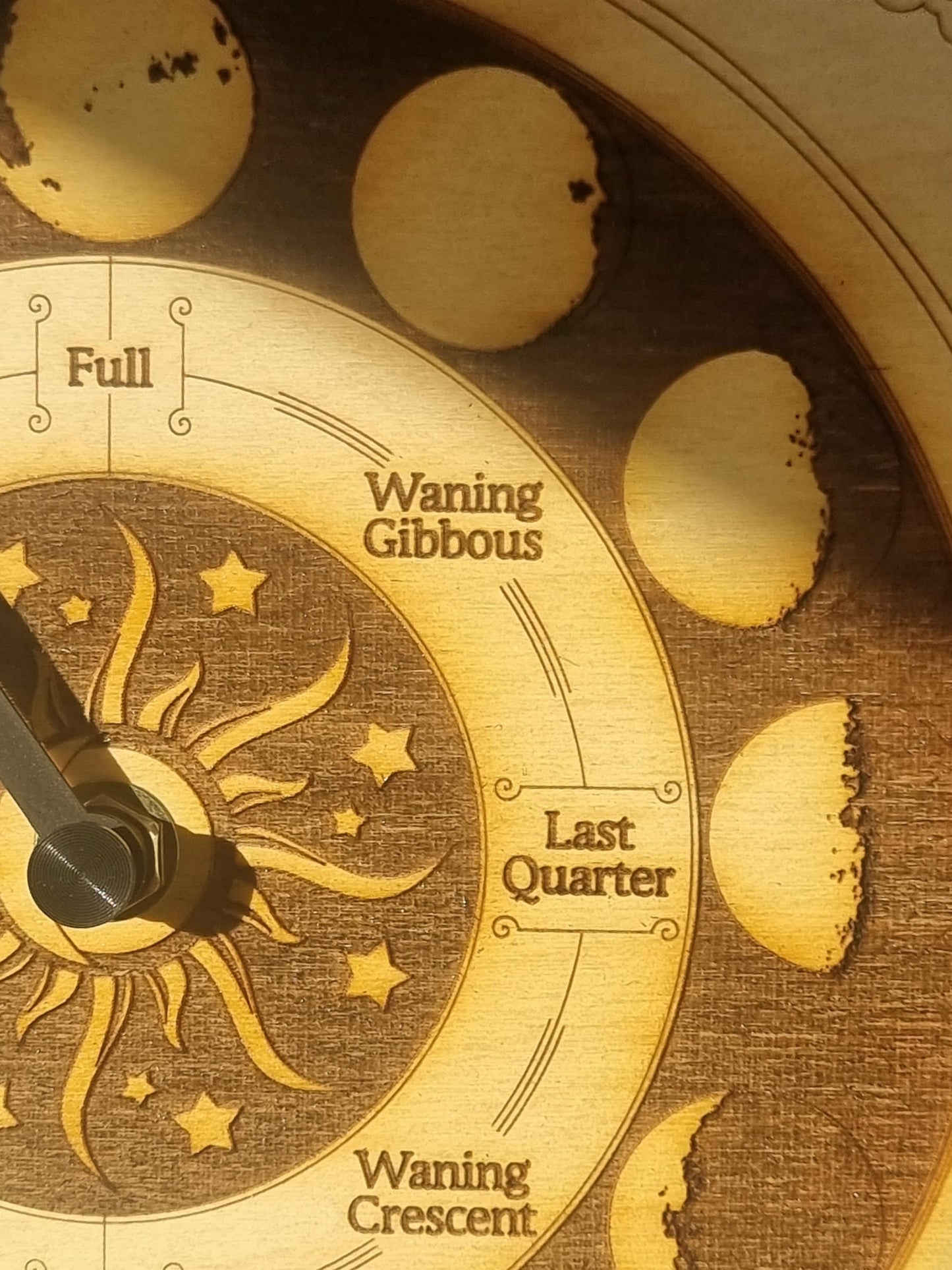 Moon Phase Clock Heritage Style