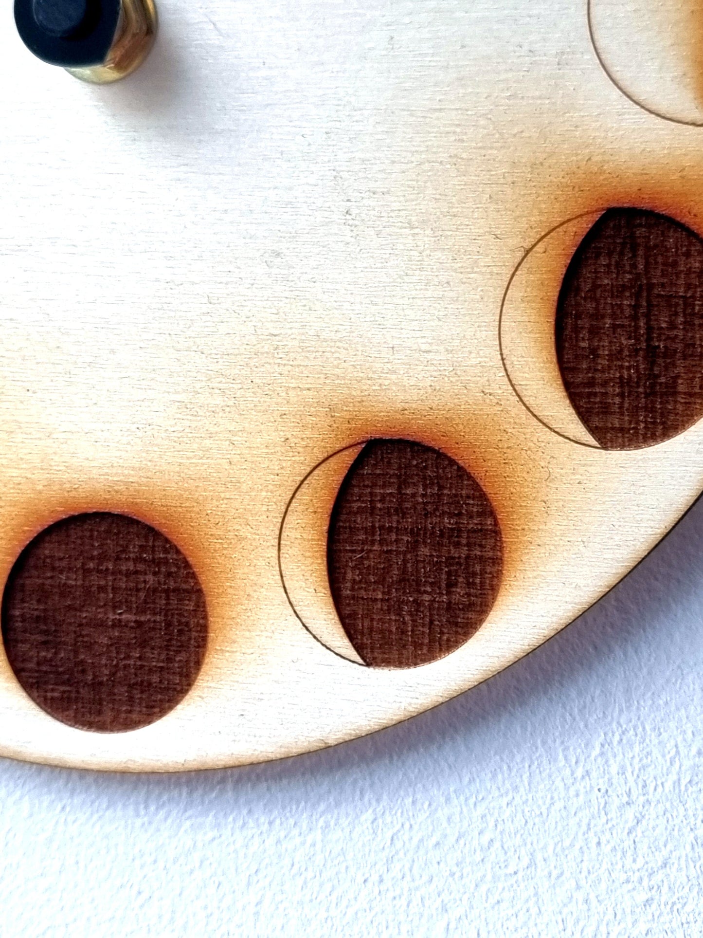 Moon Phase Clock Minimalist Style