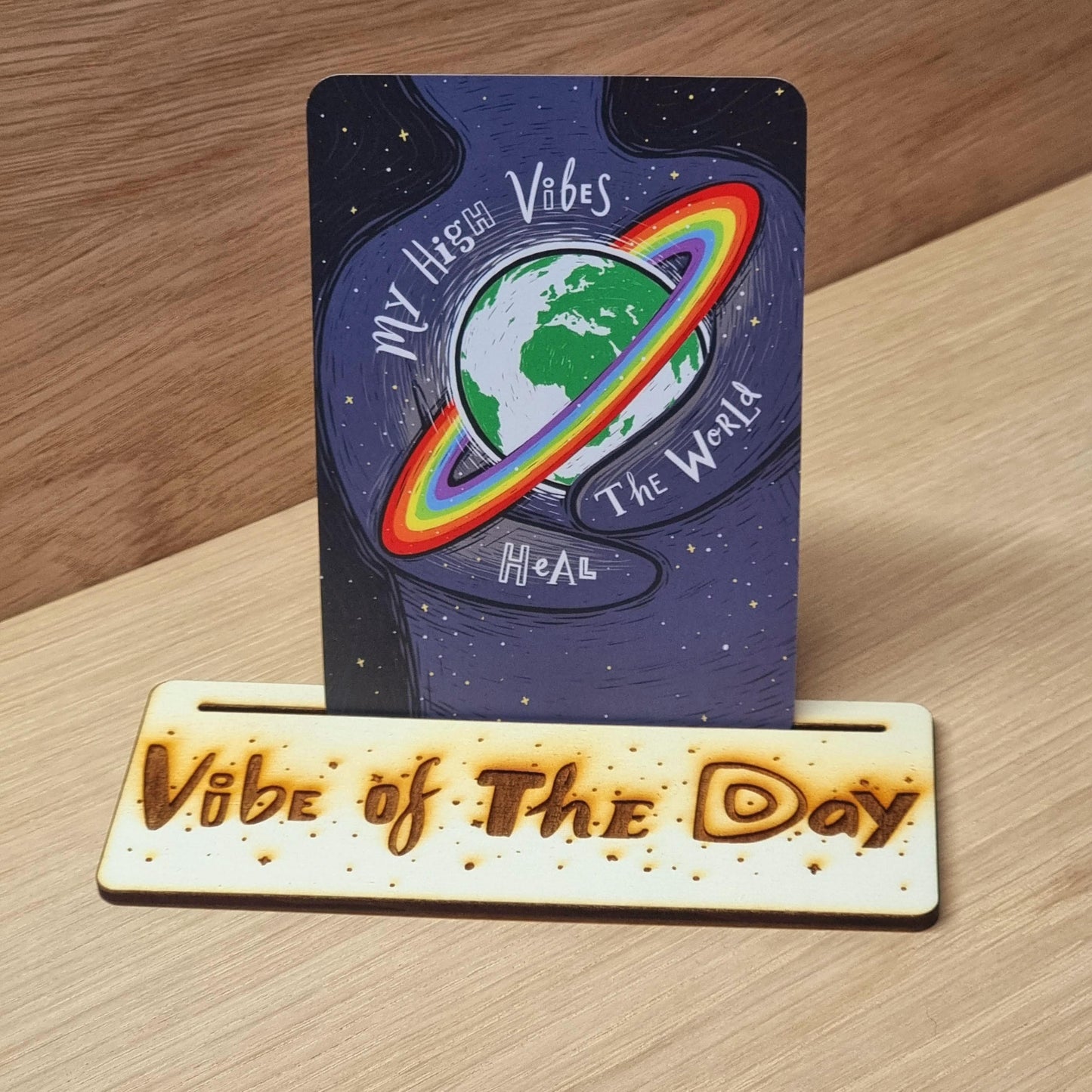 Card Stand (Oracle, Tarot, Angel) "Vibe of the Day"