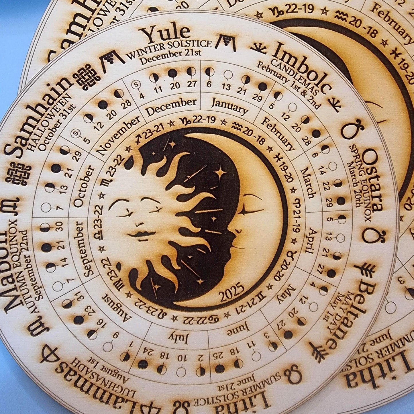 2026 Wheel of the year Moon phase calendar