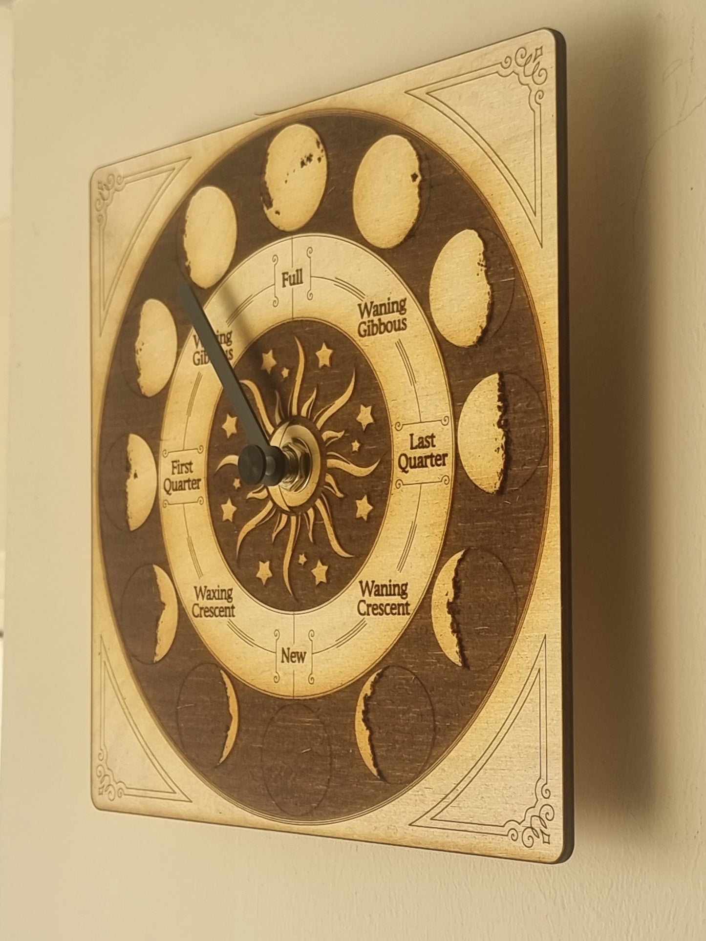 Moon Phase Clock Heritage Style