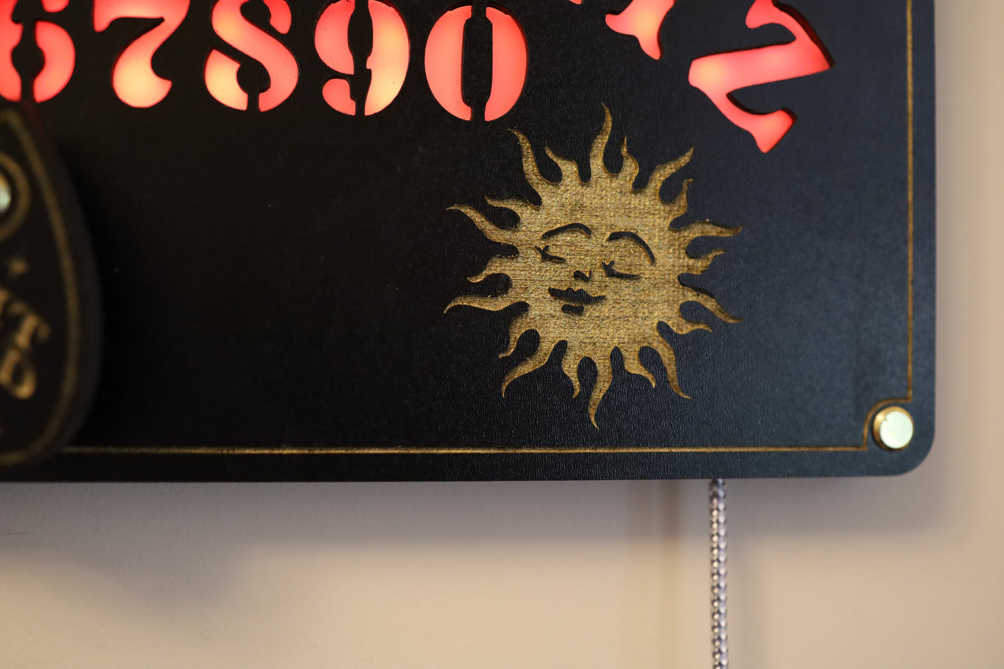 Ouija Board LED Clock