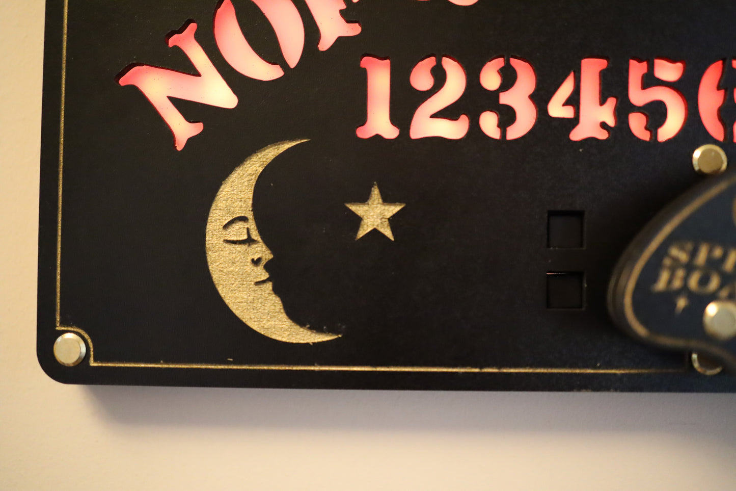 Ouija Board LED Clock