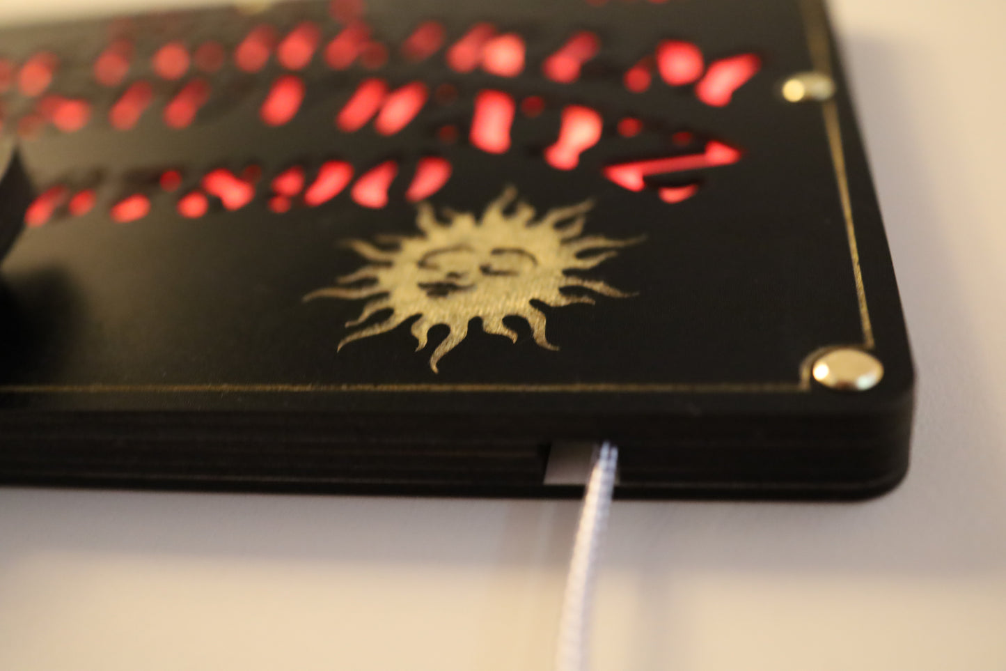 Ouija Board LED Clock