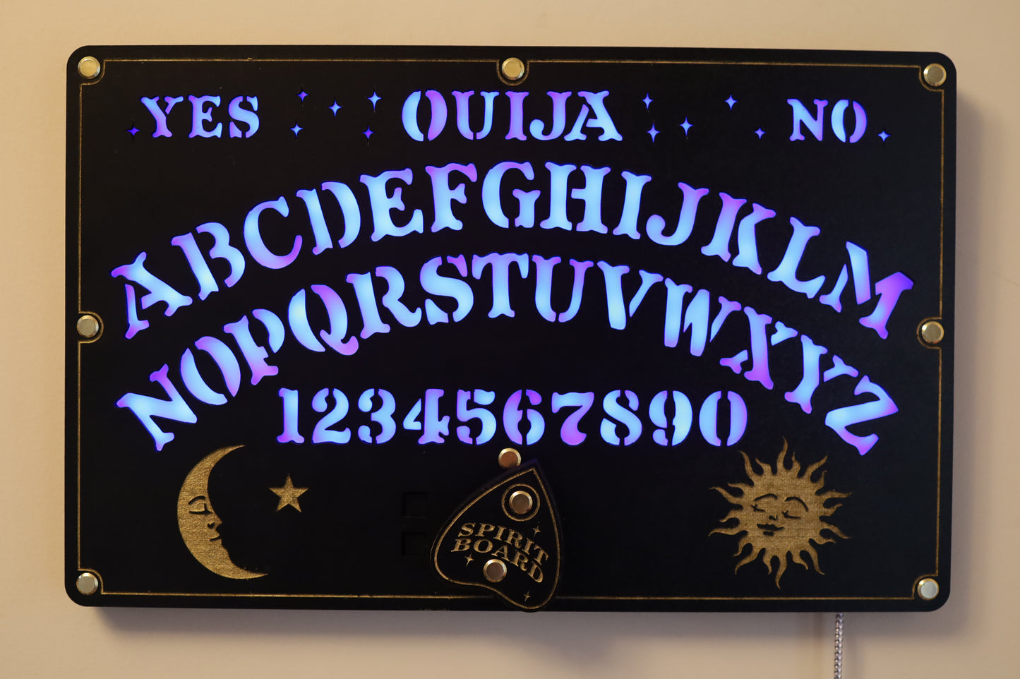 Ouija Board LED Clock