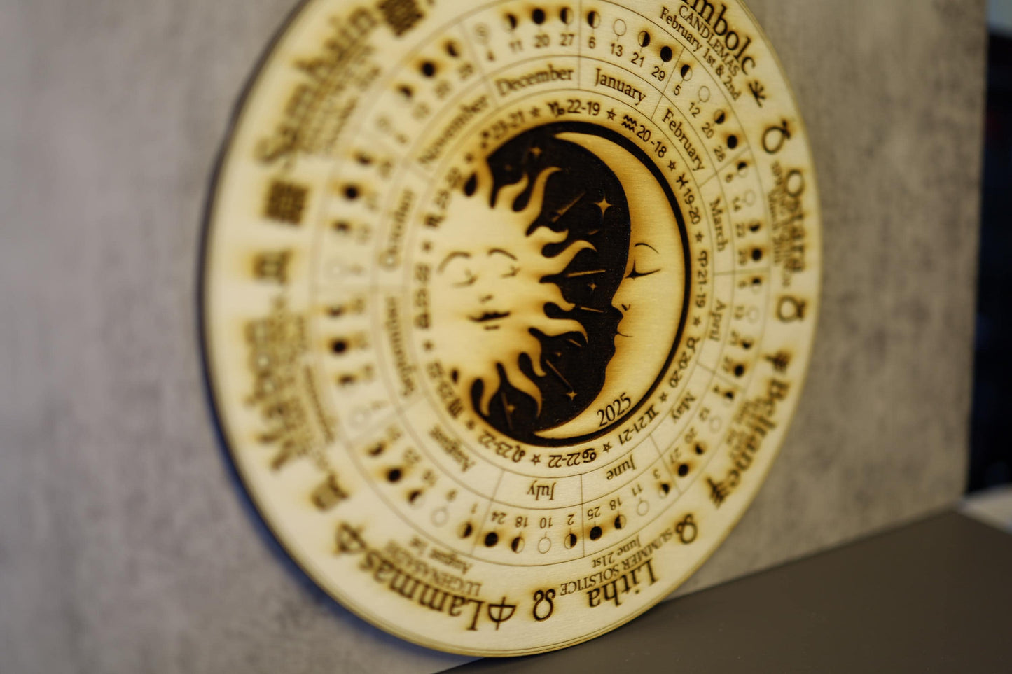 2026 Wheel of the year Moon phase calendar