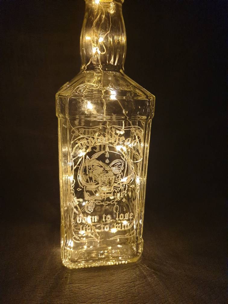 Jack Daniel’s Motorhead Lemmy Tribute Bottle Light.