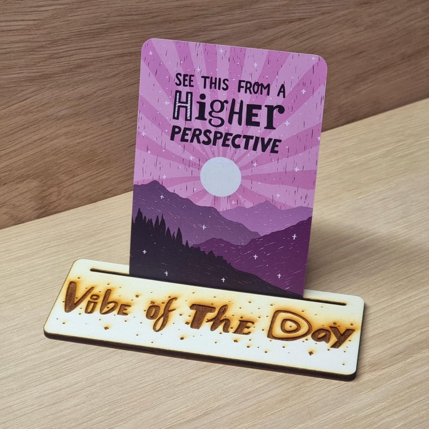 Card Stand (Oracle, Tarot, Angel) "Vibe of the Day"