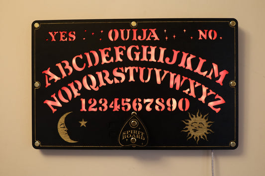 Ouija Board LED Clock