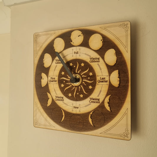 Moon Phase Clock Heritage Style