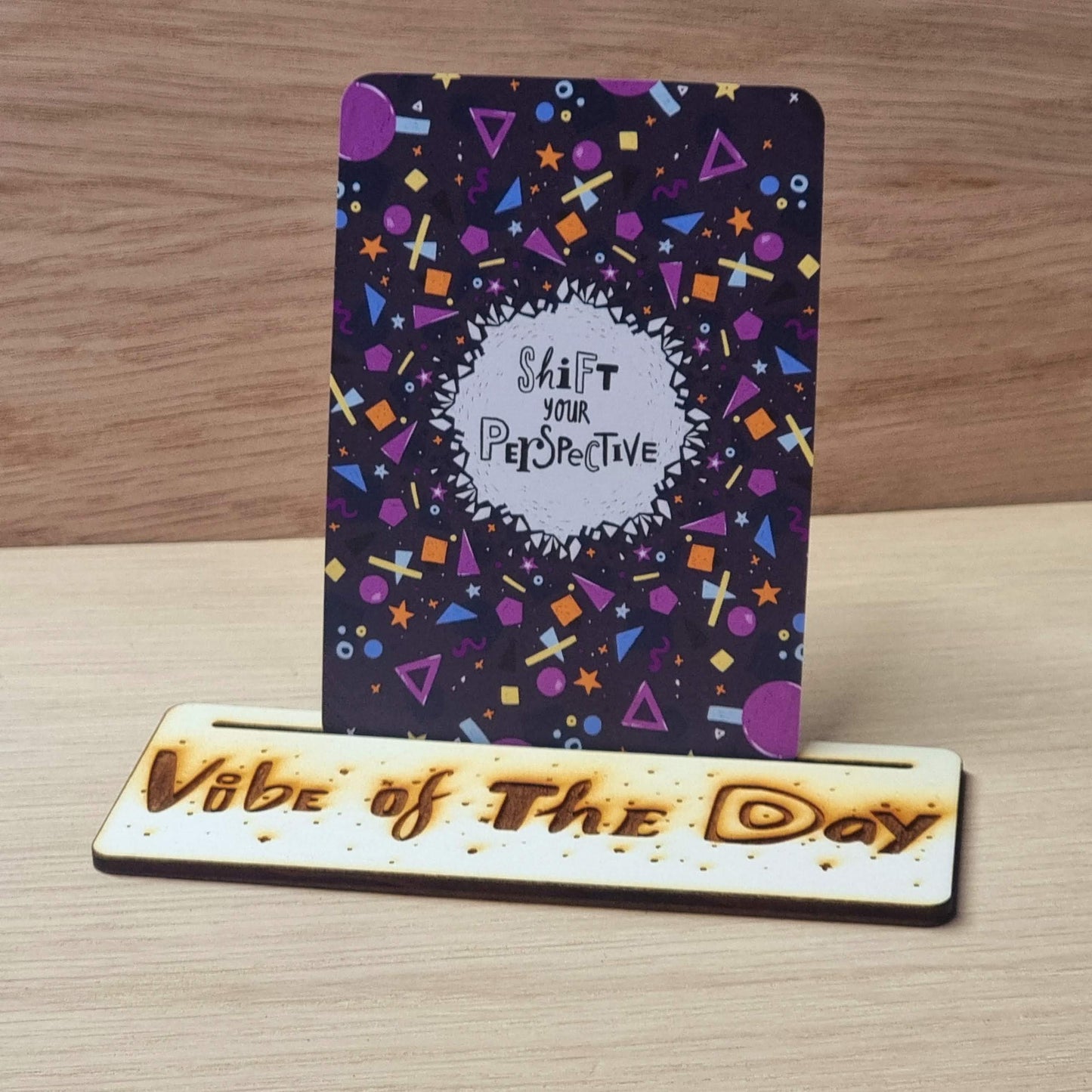 Card Stand (Oracle, Tarot, Angel) "Vibe of the Day"