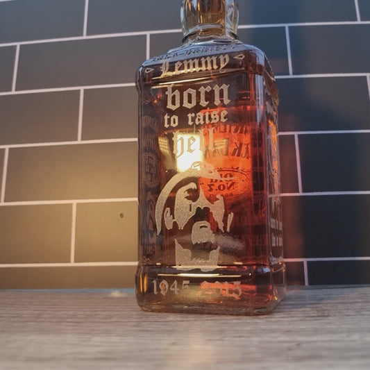 Jack Daniel’s Motorhead Lemmy Tribute Bottle Light.
